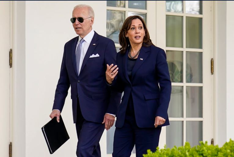 Kamala Harris Fiercely Defends Biden